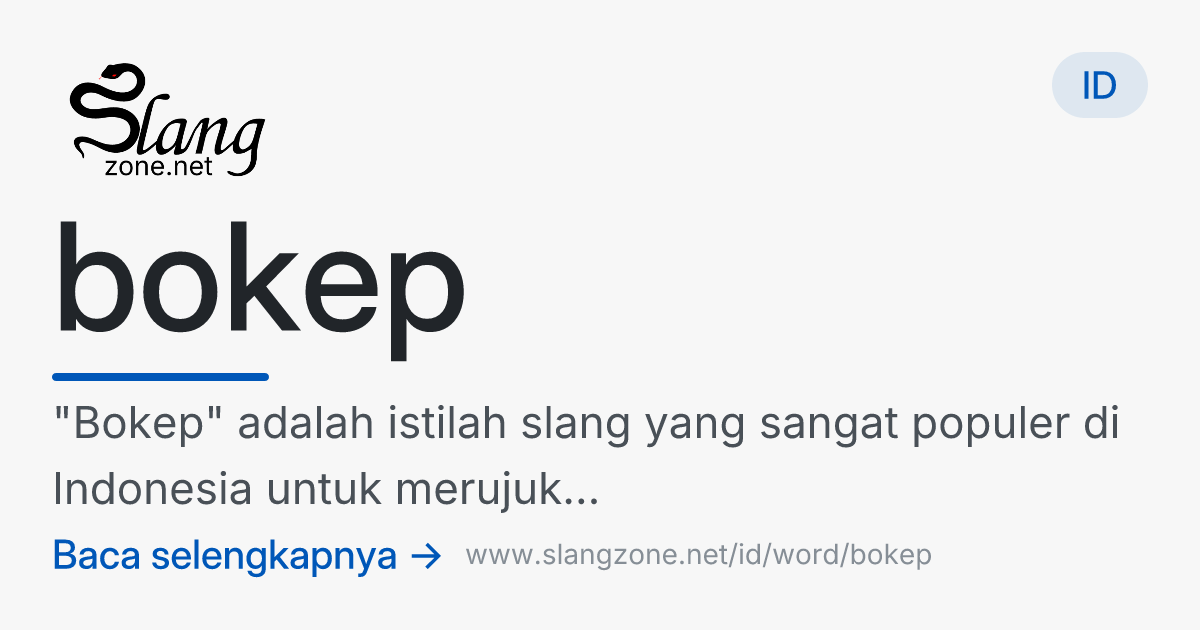 Apa arti "bokep" - definisi dan contoh | SlangZone
